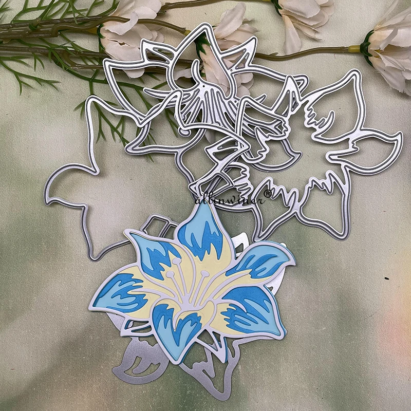 

Flower leaf decoration DIY Craft Metal Cutting Die Scrapbook Embossed Paper Card Album Craft Template Stencil Dies