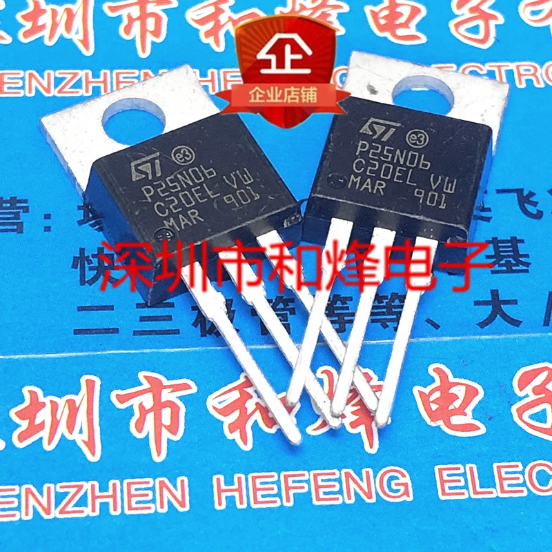 

30 шт. Оригинальный Новый P25N06 STP25N06 TO-220 60V 25A