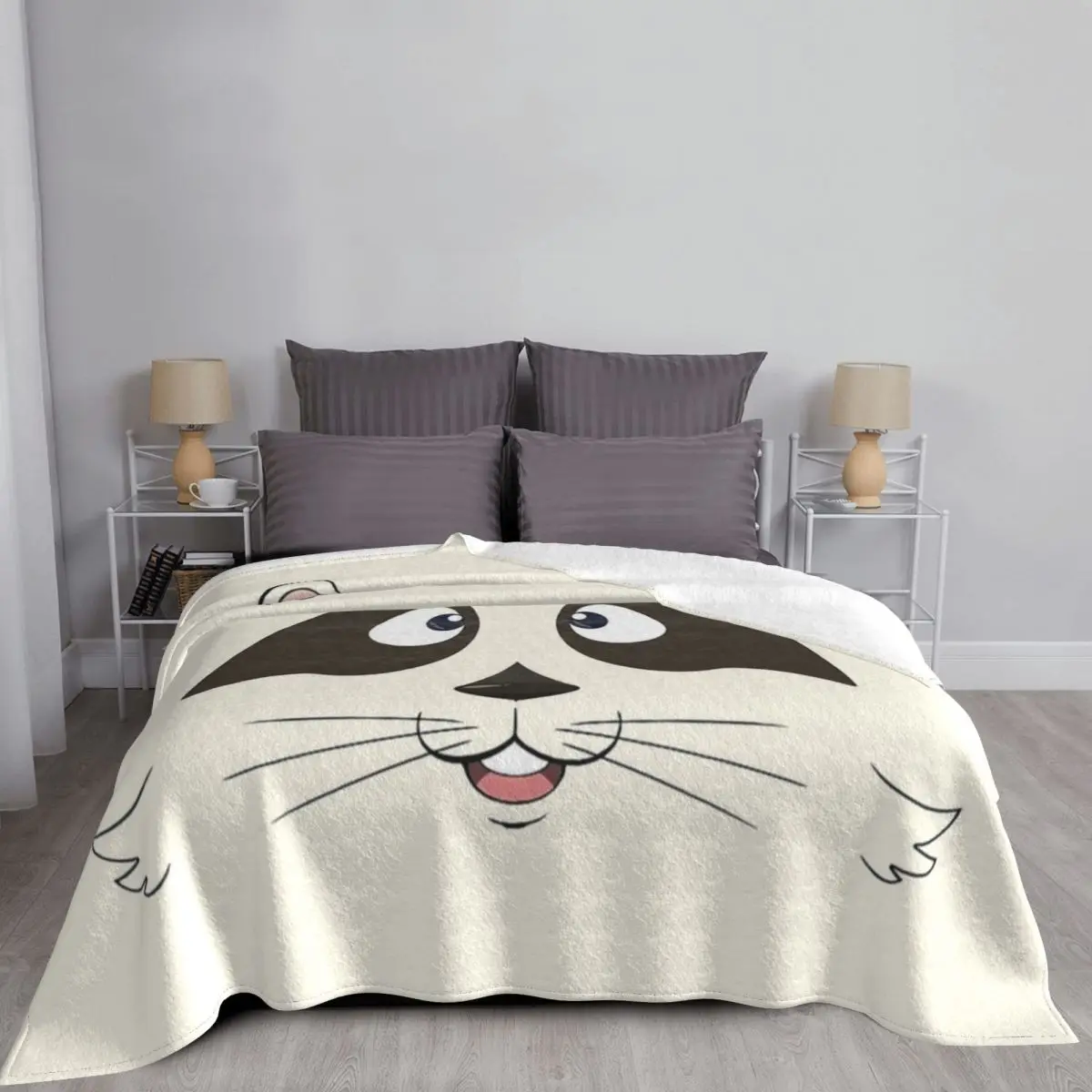 Клин Candy аниме одеяла фланелевые принты портативные легкие пледы для постельных