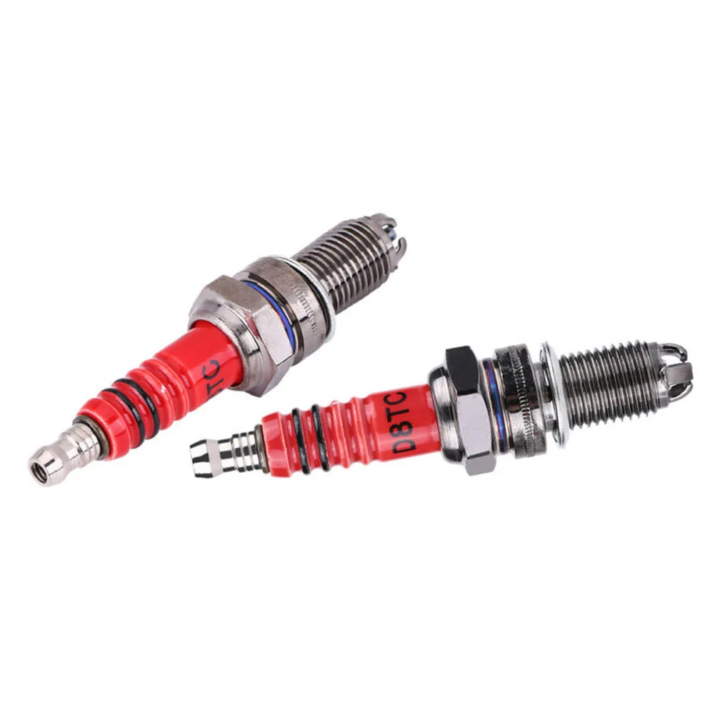 2 шт. Свеча зажигания D8TC D8EA DR8EA 125cc 150cc 200cc 250cc CG125 CF250 CH250 ATV GY6 металлическая 76 мм