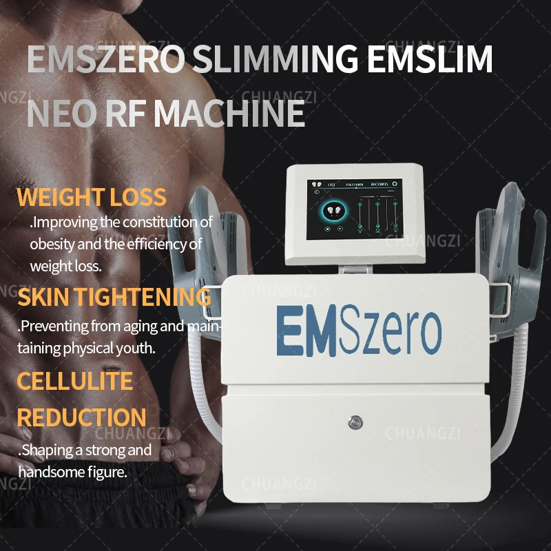Hi EMSSLIM F Body Slimming Machine EMSzero RF Sculptor Hiemt Fat Burning Muscle Stimulating Equipment for Salon and Home main product image