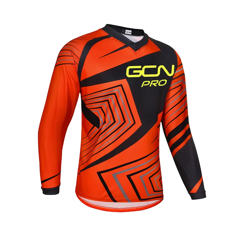 

Мужская Новая дышащая футболка с длинным рукавом для горного велосипеда