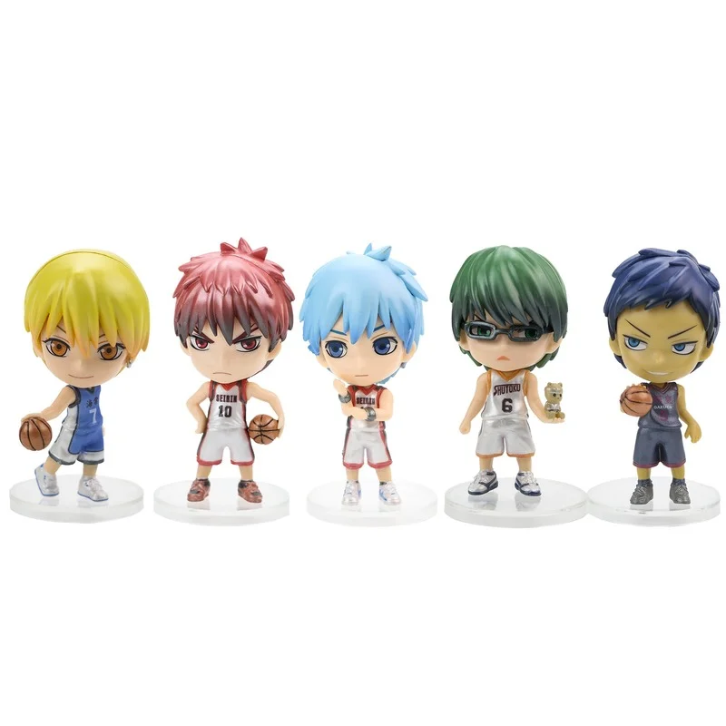 

Anime Figure Kuroko's Basketball Kuroko Tetsuya Kagami Taiga Koganei Shinji Izuki Shun Kiyoshi Teppei PVC Collection Model Toys