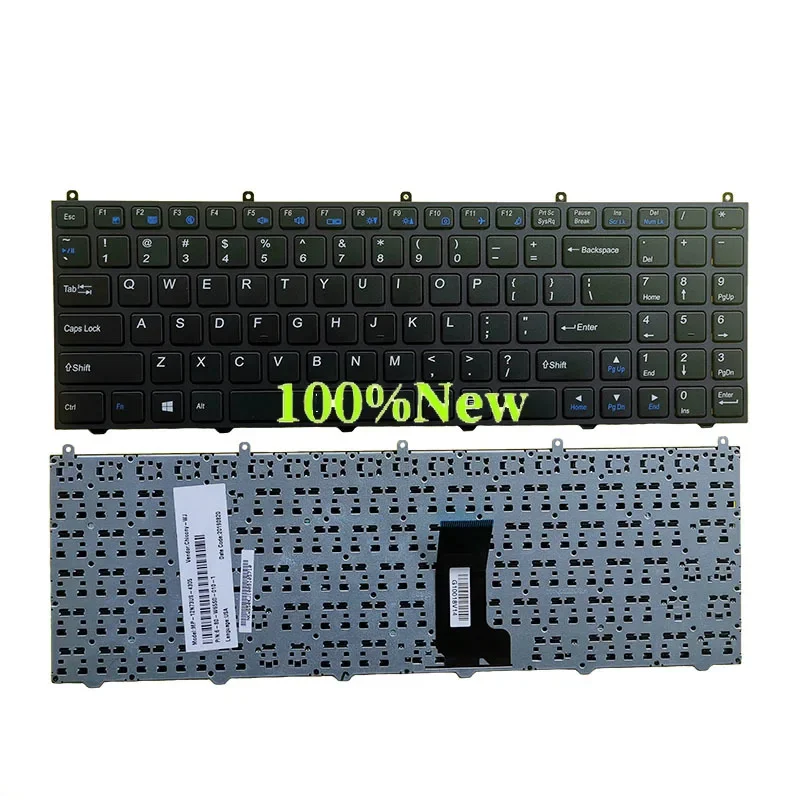 Новая клавиатура US подходит для Shenzhou K670D K680D-G4D3 K680E-G6D1 D1 K640E-I5 D4 клавиатуры