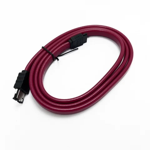 1 м 3 фута eSATA на SATA Серийный адаптер для внешнего кабеля ATA 7-контактный переходник с внешним разъемом экранированный адаптер