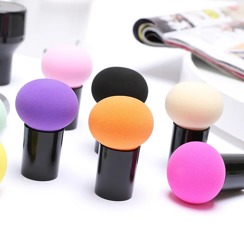 Professional Cosmetic Puff Mushroom Head Puff Wet and Dry Face Foundation Concealer Blush Portable M