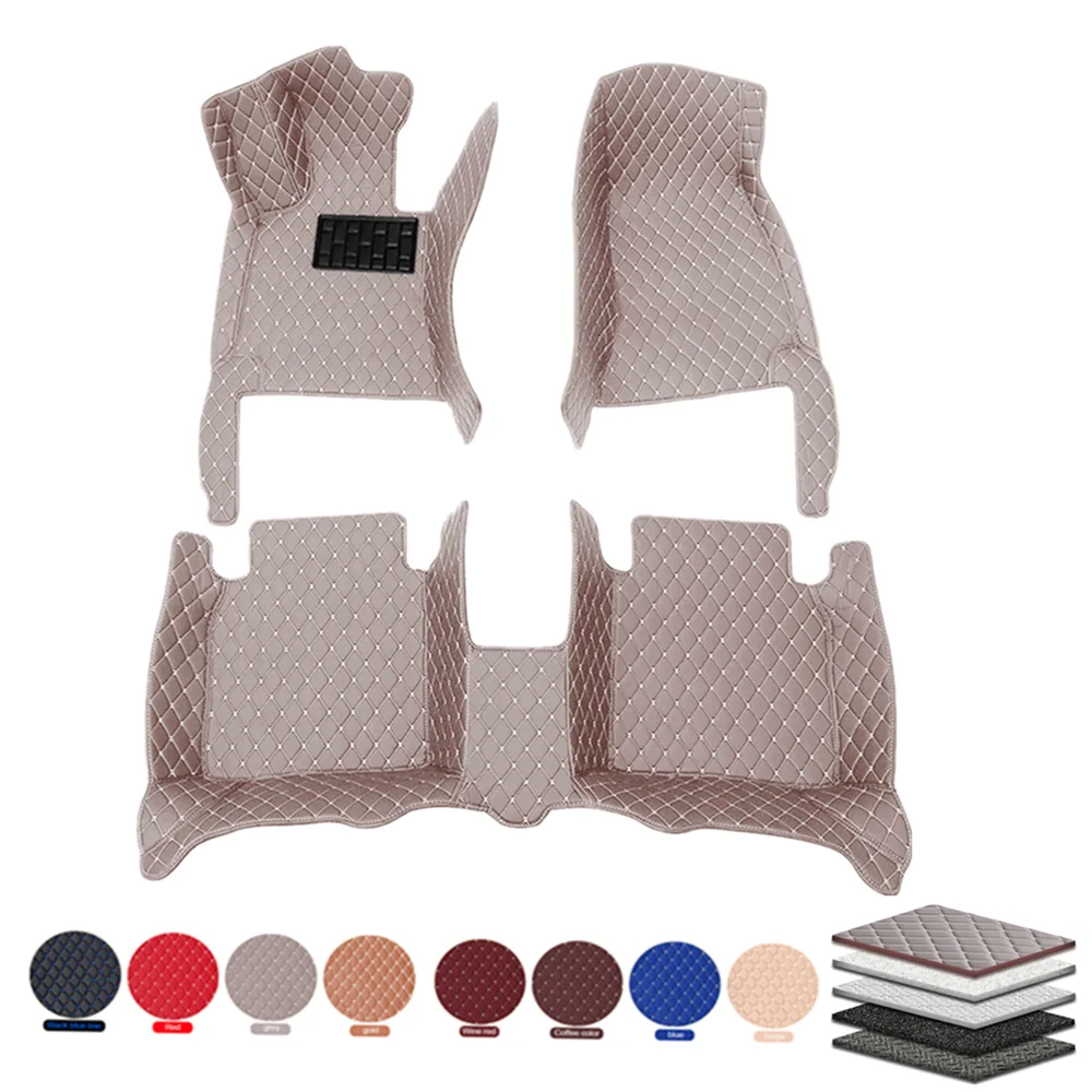 

Custom Car Mats For TOYOTA Land Cruiser Sienna Tundra Ⅱ Vios Fortuner CHR Interior Styling Carpet Waterproof Car Floor Mats