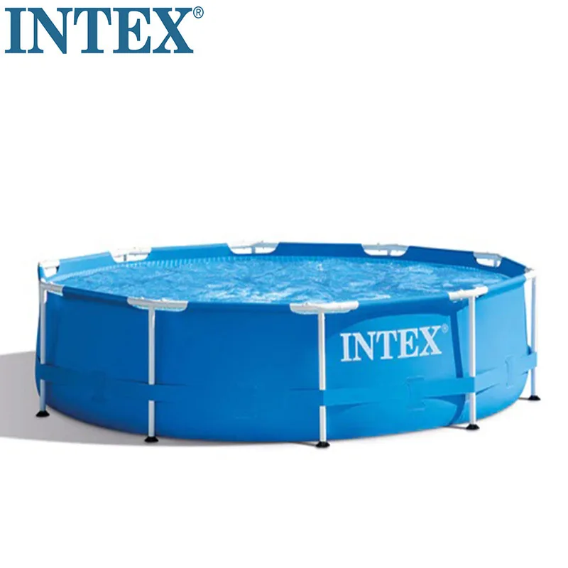 

Intex 28200 10' X 30" Metal Frame Swimming Pool Intex 28200 Family Round Steel Above Ground Frame Swimming Pool