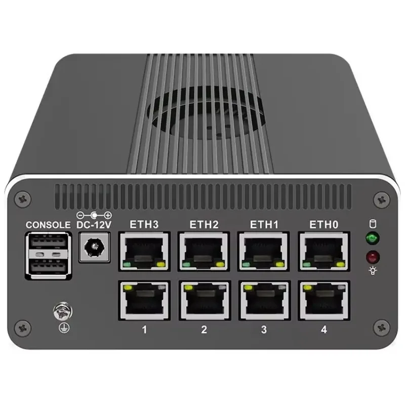 CWWK 12-го поколения Mini Host 2*10G SFP i3-N305 N100 Двойной гигабитный оптический восемь портов