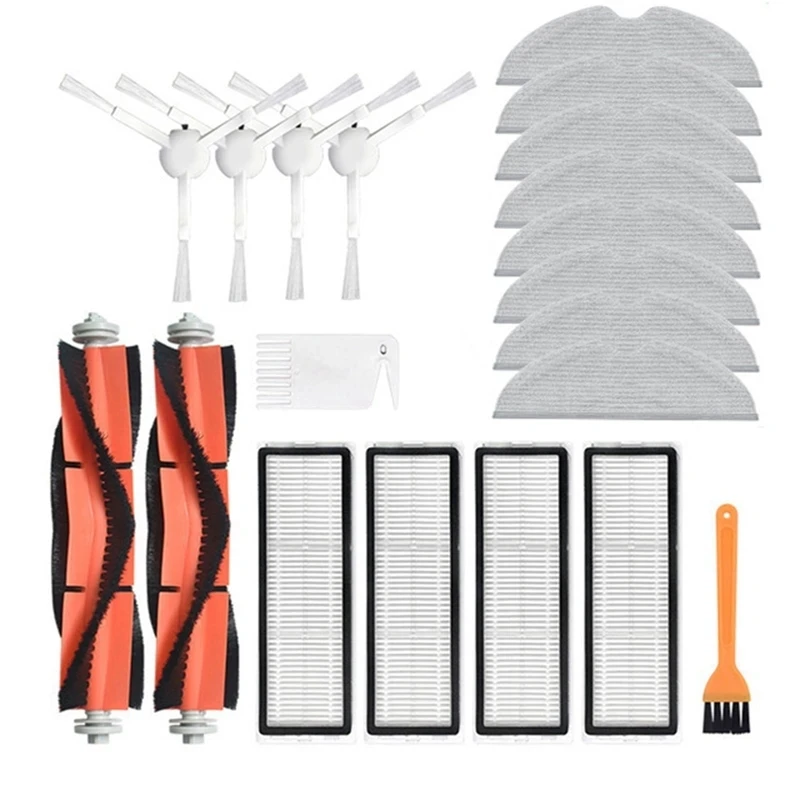 Hepa фильтр боковые щетки ткань для швабры Xiaomi Mijia пылесос 1C 2C 1T F9 запасные части