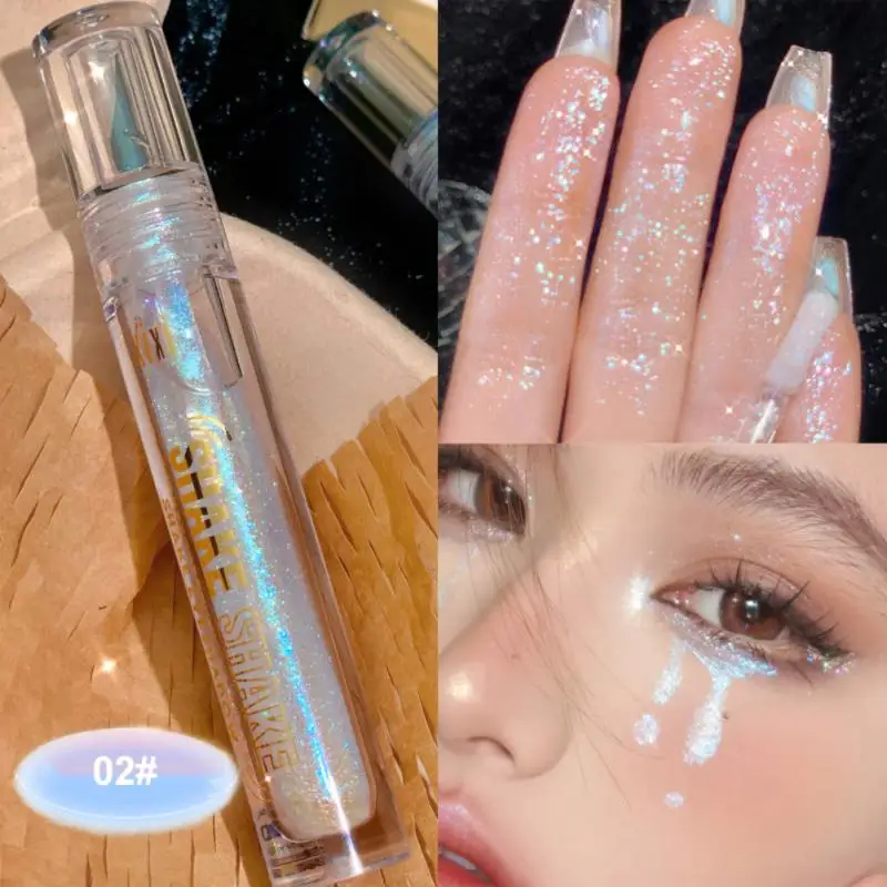 

Liquid Eye Shadow High Light Pearlescent Diamond Glitter Liquid Eye Shadow Water Light Long-lasting Brightening Liquid Make Up