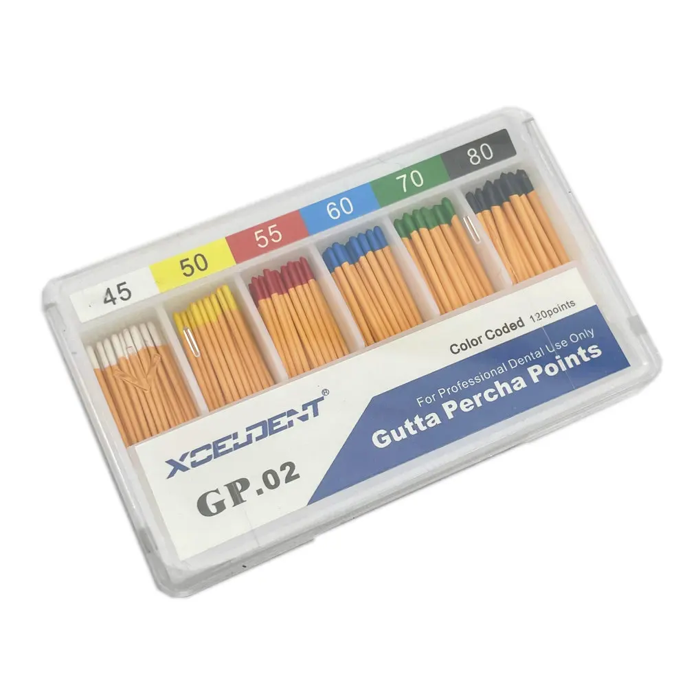 1 коробка Dental Gutta Percha Point стоматологический впитывающий материал