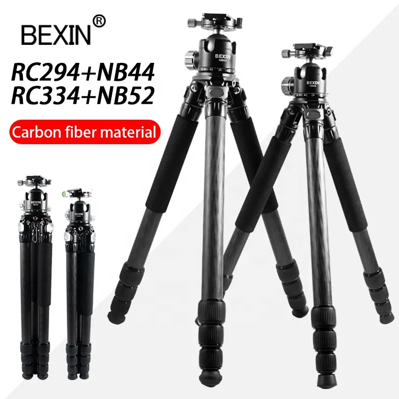 

Professional dslr shooting photographic accessory heavy duty load big Carbon fiber tripod for bird watching hunting outdoor