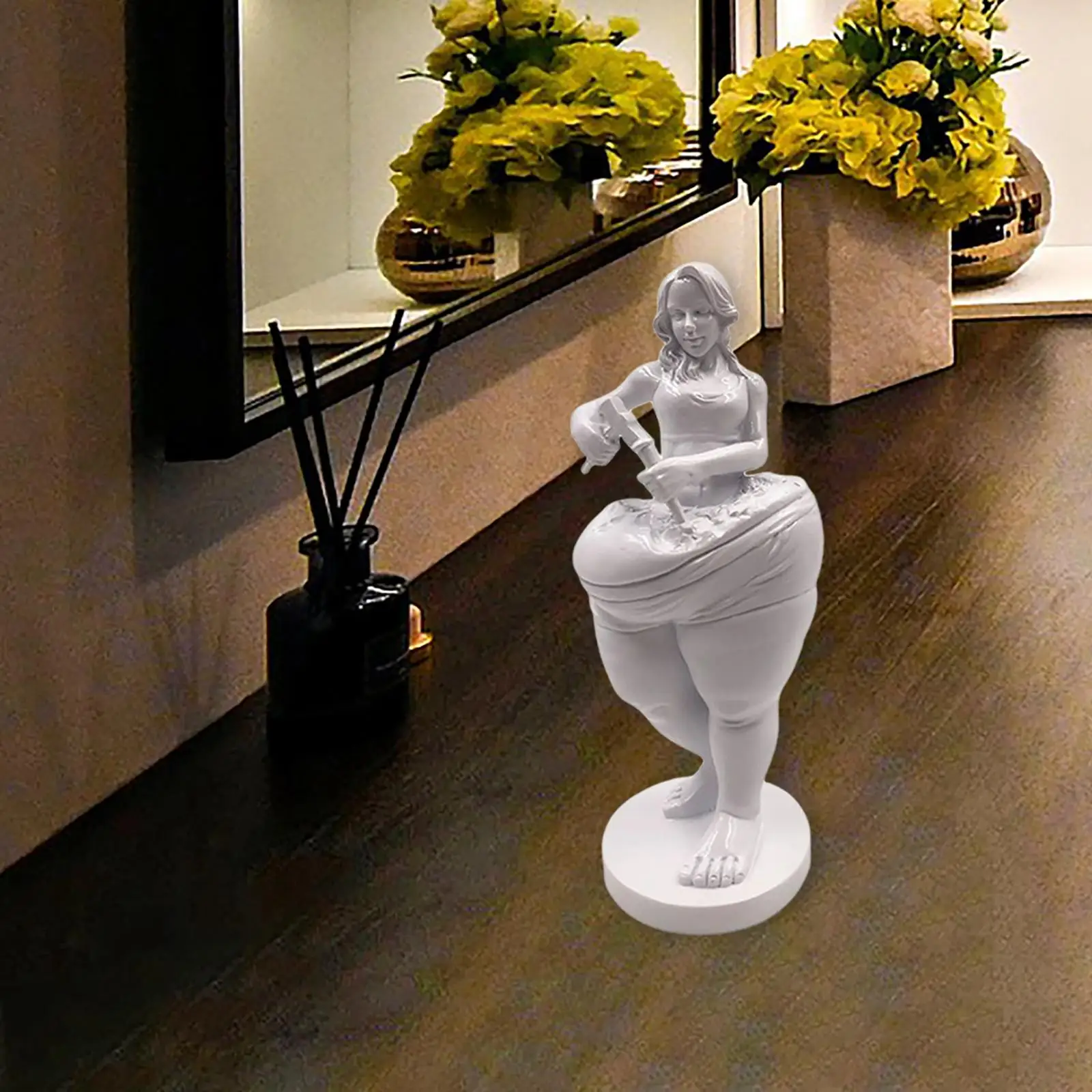 Декоративная статуя богини для похудения скульптурная модель спальни йоги