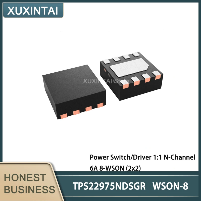 

20 шт./лот TPS22975NDSGR TPS22975 выключатель питания/драйвер 1:1 N-Channel 6A 8-WSON (2x2)