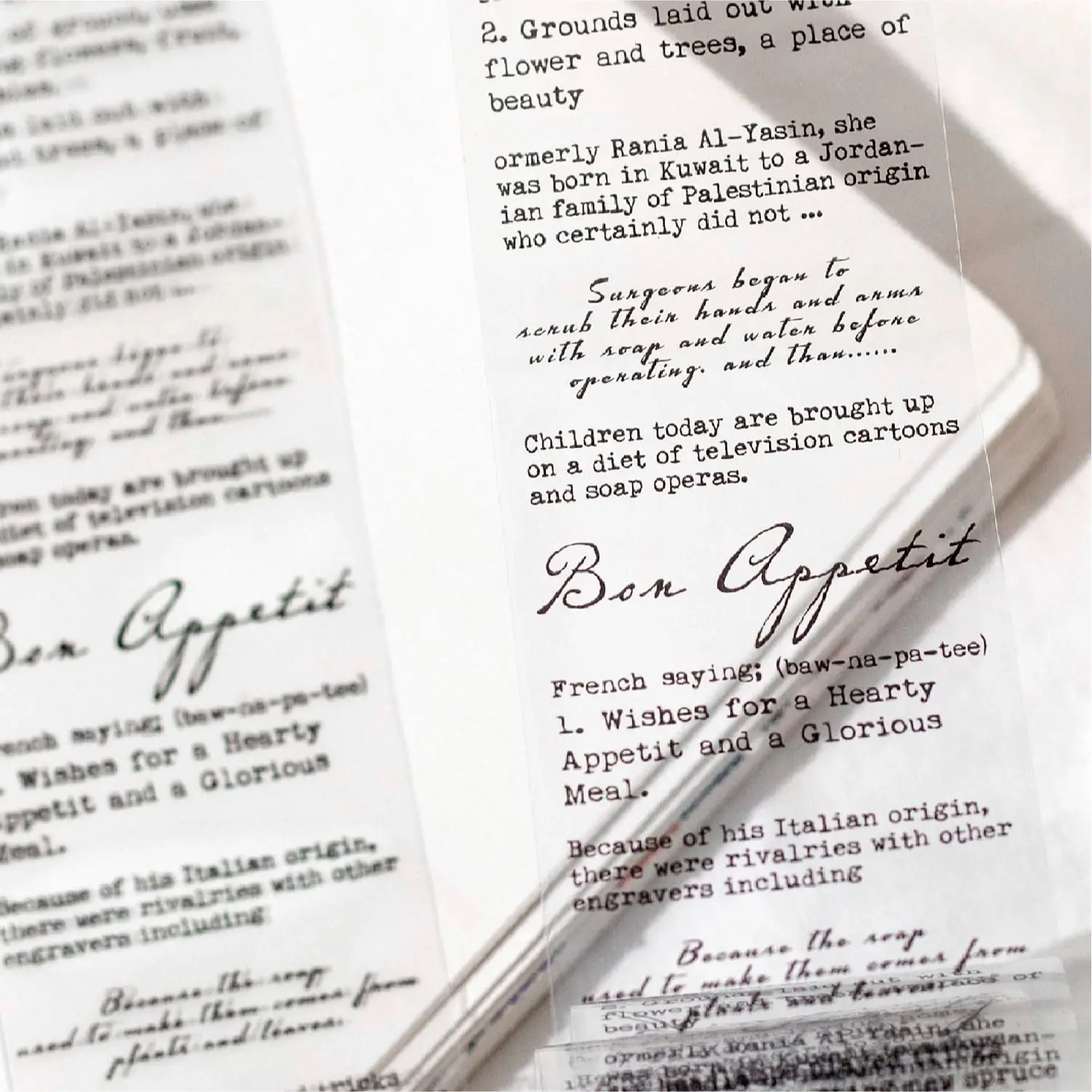 50 мм * 200 см буква из серии Энтони винтажный английский текст номер ПЭТ-лента