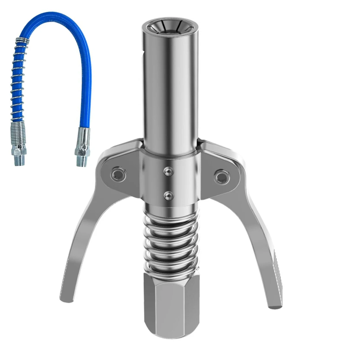 

Grease Coupler Quick Lock & Release Grease Tool Tip NPTI/8 10000PSI Fittings for Standard and Mini Grease Tool Accessories