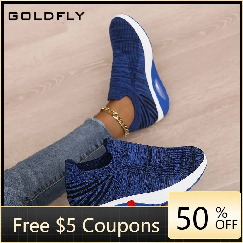 

Женские кроссовки GOLDFLY, сетчатые кроссовки для любителей летнего и осеннего сезона 2021, размер 43