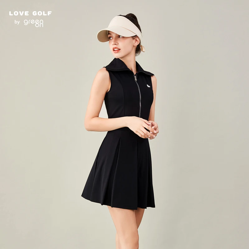2023 Women's Dress Golf Dress Korean Version Waist Closed Fashion Breathable Comfortable Outdoo Sports Casual  Lady's Skirt