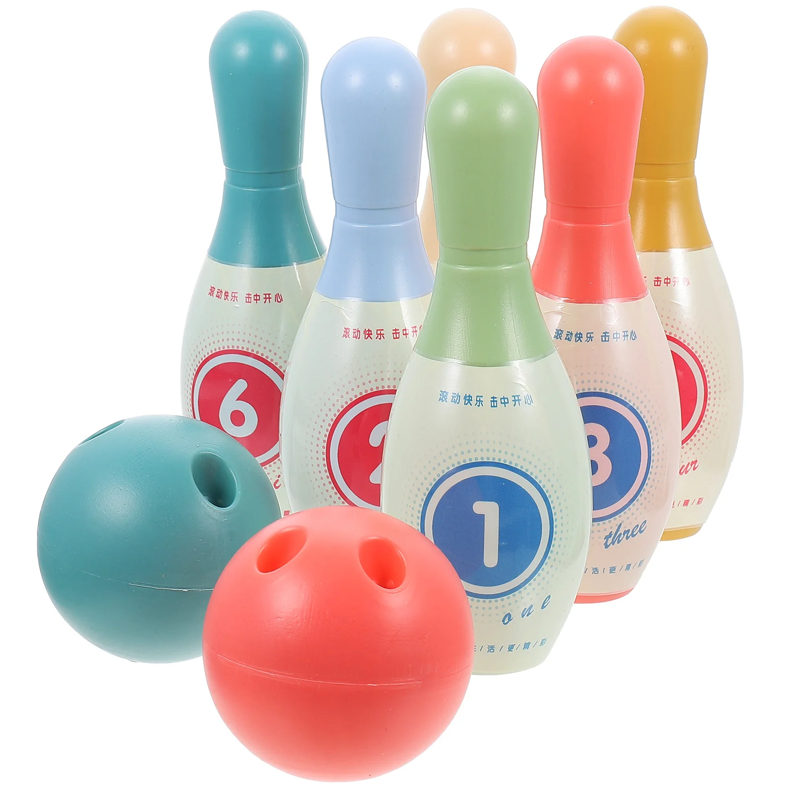 

Children's Bowling Out Door Toys Kids Toss Ball Suite Parent-child Interactive Kits Plastic Sports Plaything Toddler Game