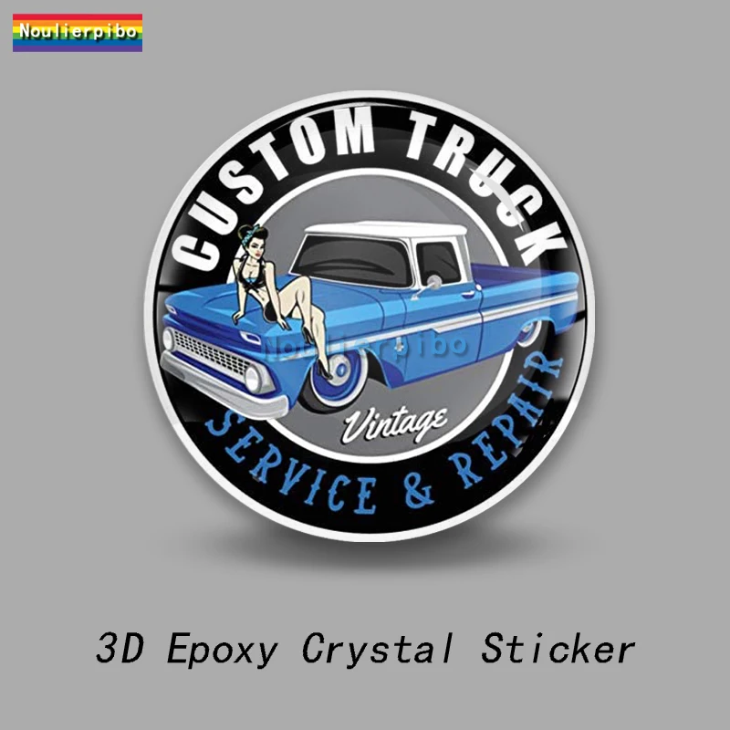 3D стерео ретро купольная эпоксидная автомобильная наклейка HOT ASS Choppers Pin Up Retro Hump