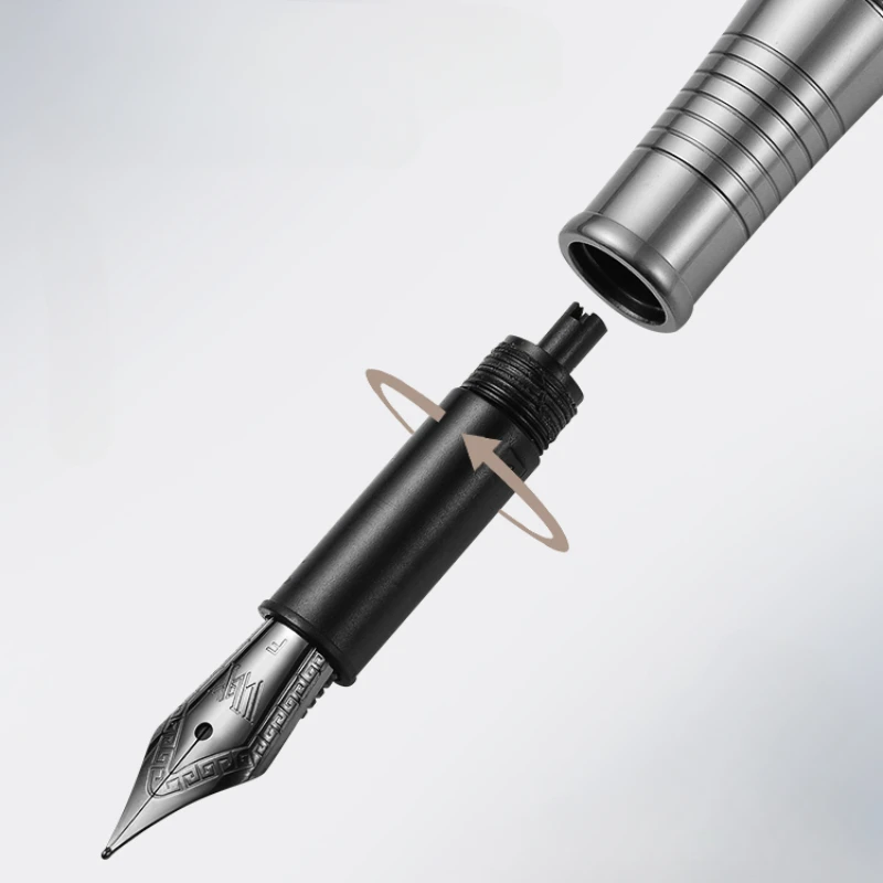 Ручка перьевая VVA иридиевая Золотая 0 5 мм