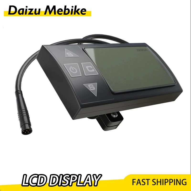 

E Bike Computer Electric Bicycle LCD Display for 24V 36V 48V Electric Bike Manual Control Panel High Quality Bicycle Speedometer