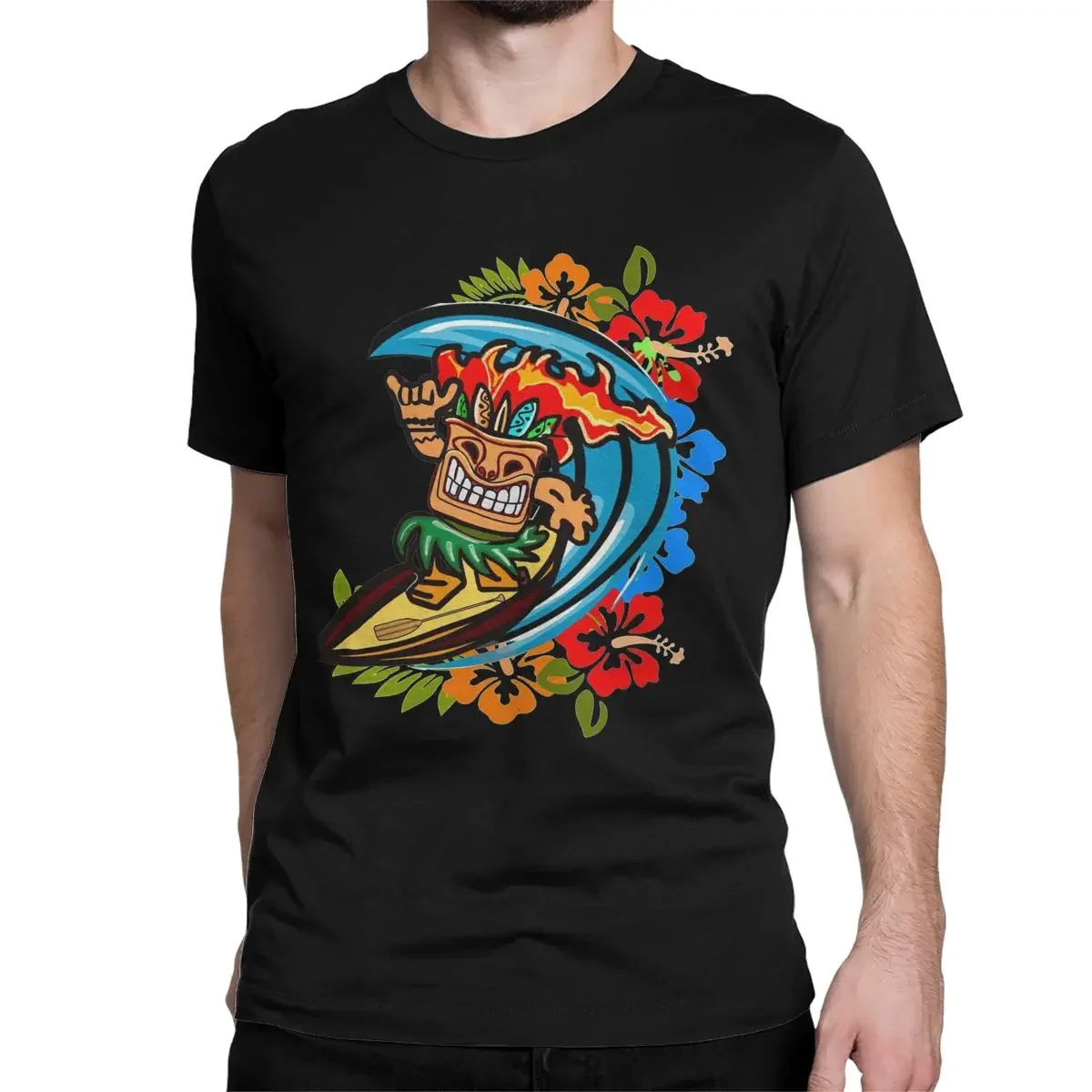 Футболка с коротким рукавом и круглым вырезом одежда для взрослых мужчин женщин