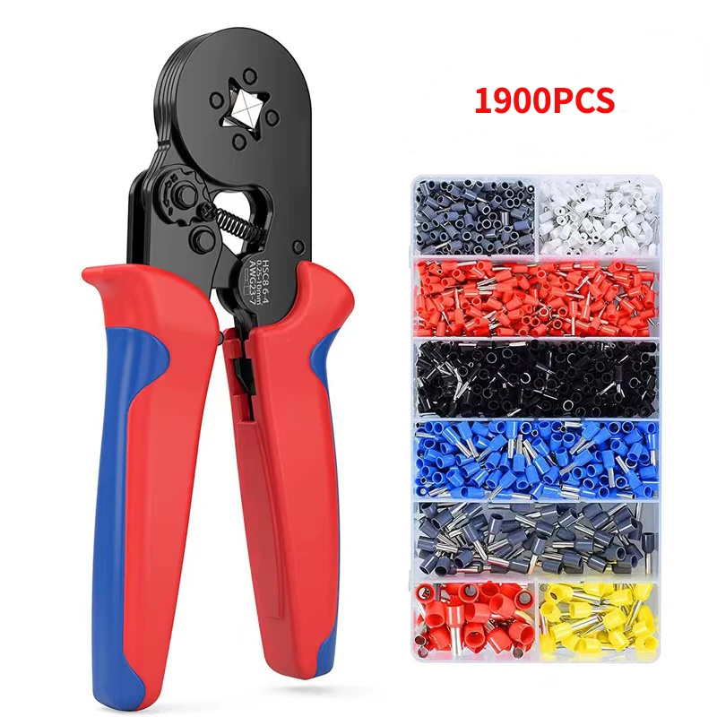 

Professional 1900Pcs Tube Terminal Crimping Tool Kit for Electricians