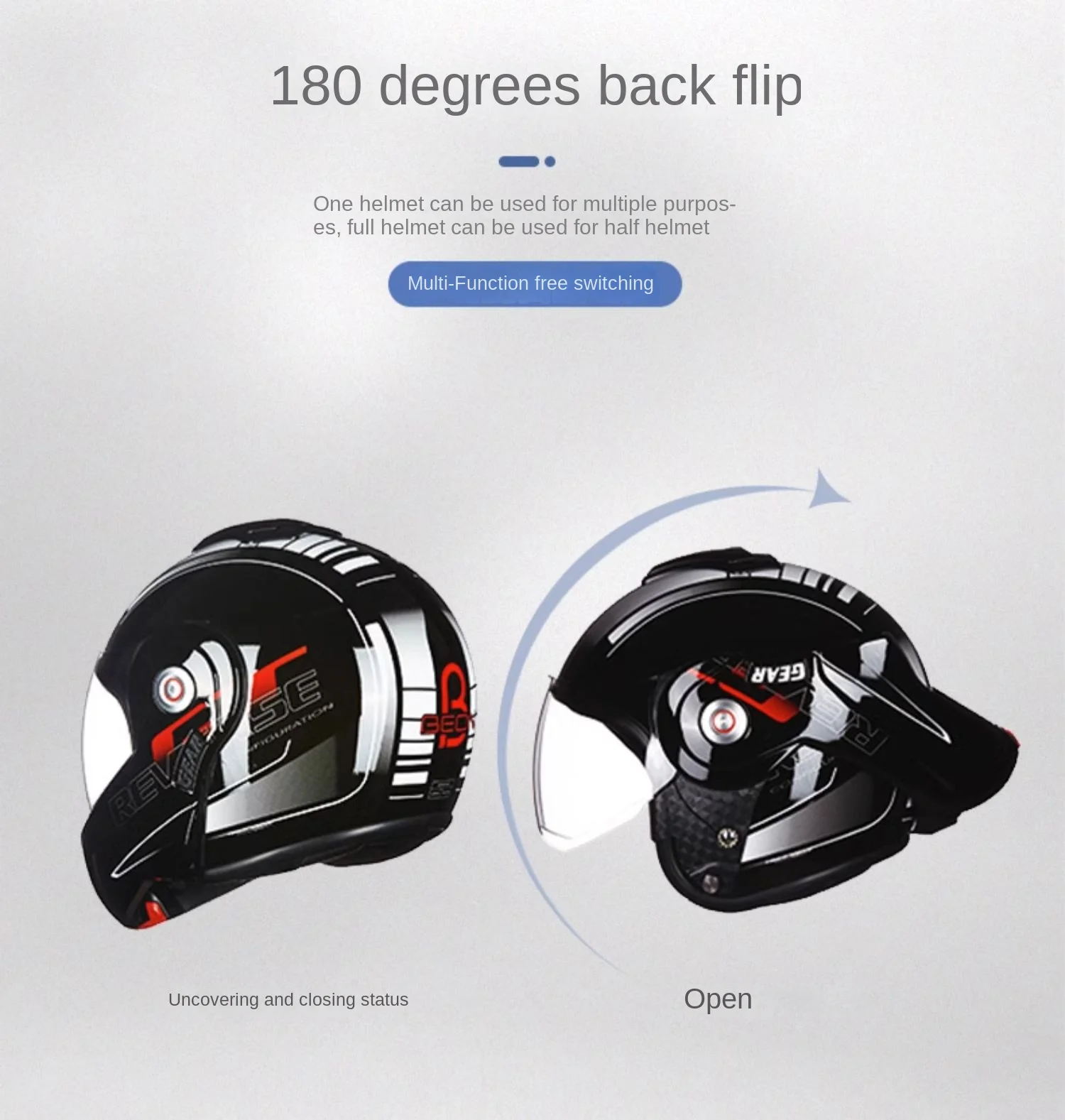 Мотоциклетный шлем BEON с откидной крышкой модульный мотоциклетный закрывающий