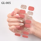 Recuerdame 1 шт. стикер для дизайна ногтей Лазерная блестящая полировка обертывание двухсторонние клейкие полоски модные наклейки декор для маникюра