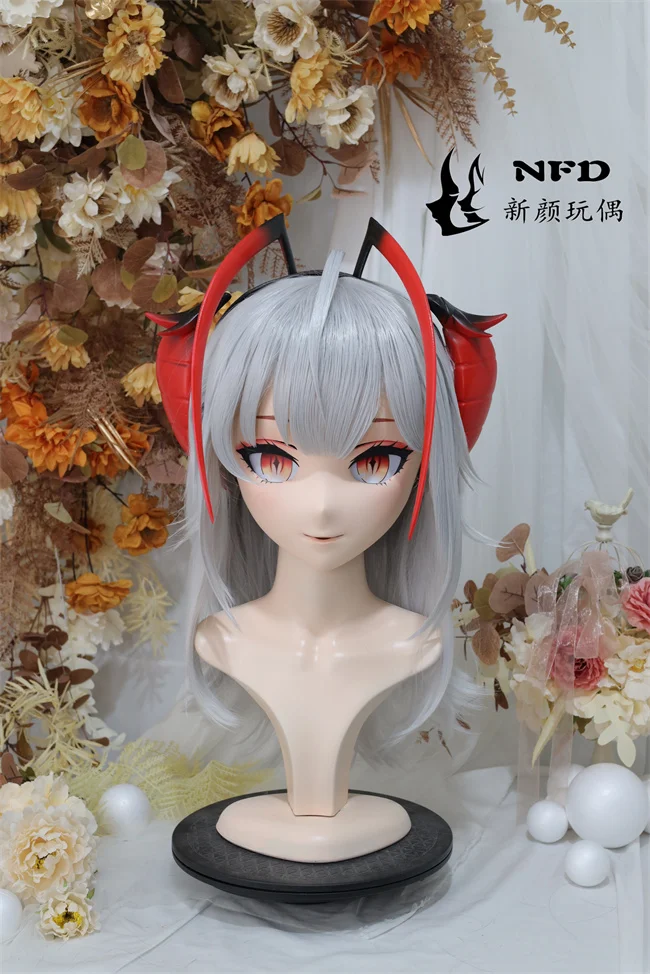 

(NFD012-56) настраиваемая голова с замком красивая женщина/девочка японский анимационный персонаж