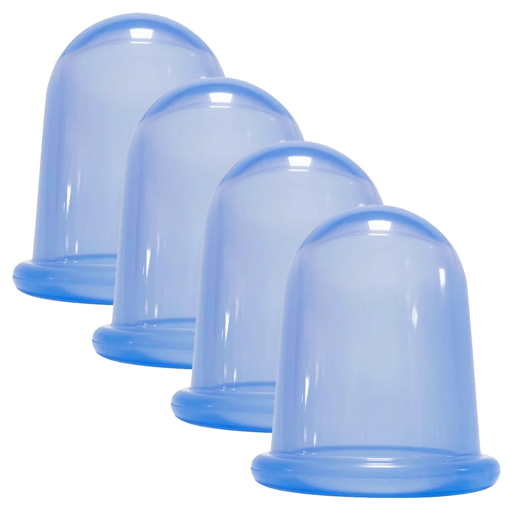 

4 Pcs Portable Suction Cup Relax Cupping Massager Moisture Absorption Professional Silica Gel Silicone