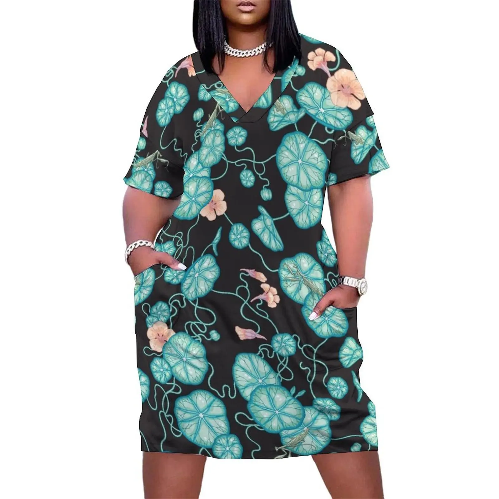 Женское платье из полиэстера и спандекса