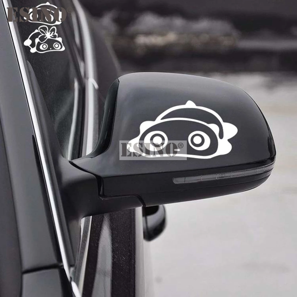 2 х автомобильный Стайлинг креативные забавные наклейки на зеркало заднего вида