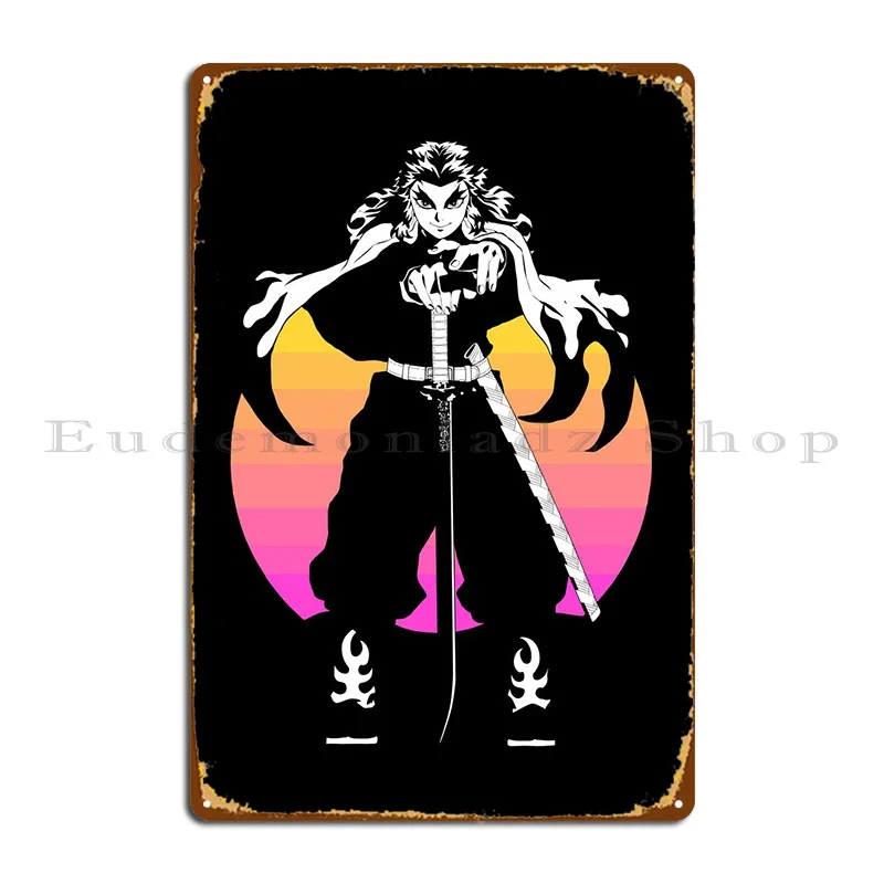 

Аниме иллюстрация металлическая искусственная стена для гаража под заказ Классический оловянный знак плакат