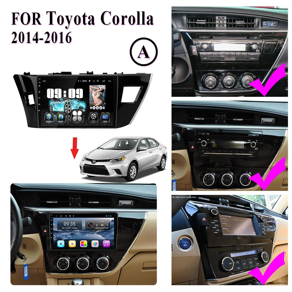 android 10 2 din car radio for toyota corolla ralink 2014 2016 multimedia video player navigation mp5 stereo carplay head unit free global shipping