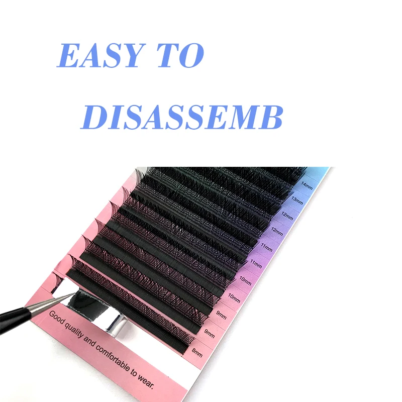 Искусственные норковые ресницы FAIRYTIS 3D W-образные