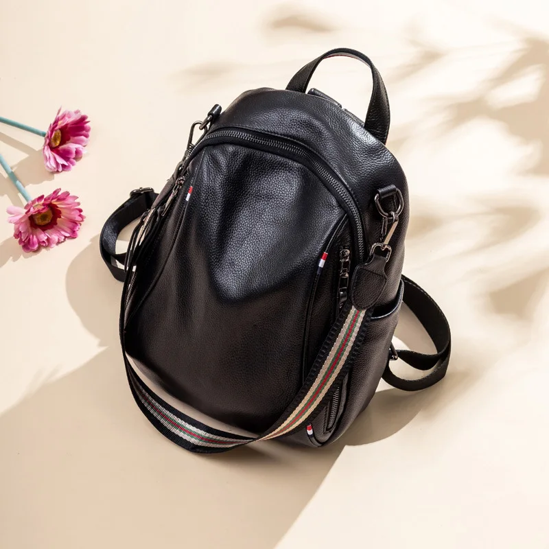 

2022 New Design Women's Bag Leather Bag Backpack Large Capacity High Quality