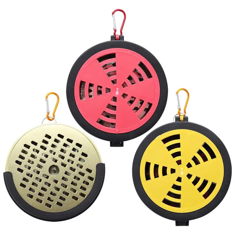 

Incense Coil Bowl Fireproof Anti Scald Heat Insulated Portable Burner With Cover No Deformation Outdoor Burner 3 Styles For