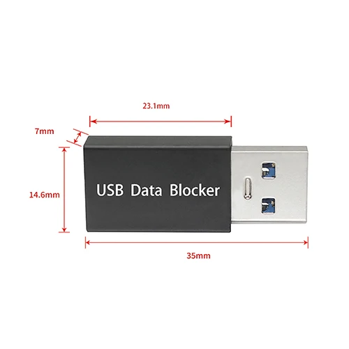 USB Data Blocker  Protects Phone Tablet System Supports Charging Upto 12V/3A System Protect Data Security Anti-Hack Privacy Leak images - 6