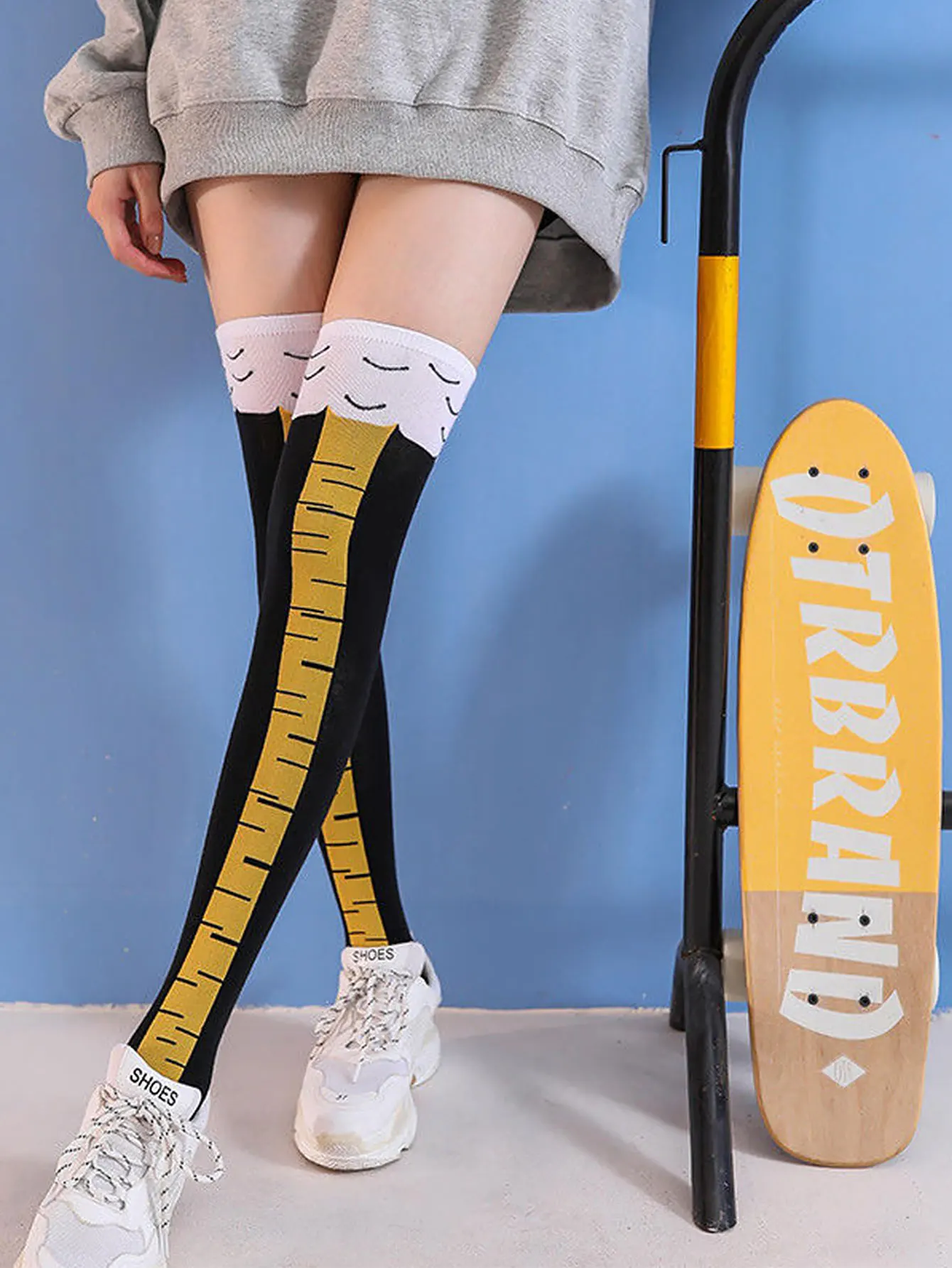 2 пары женских носков с куриными лапками забавные гольфы носки до середины икры