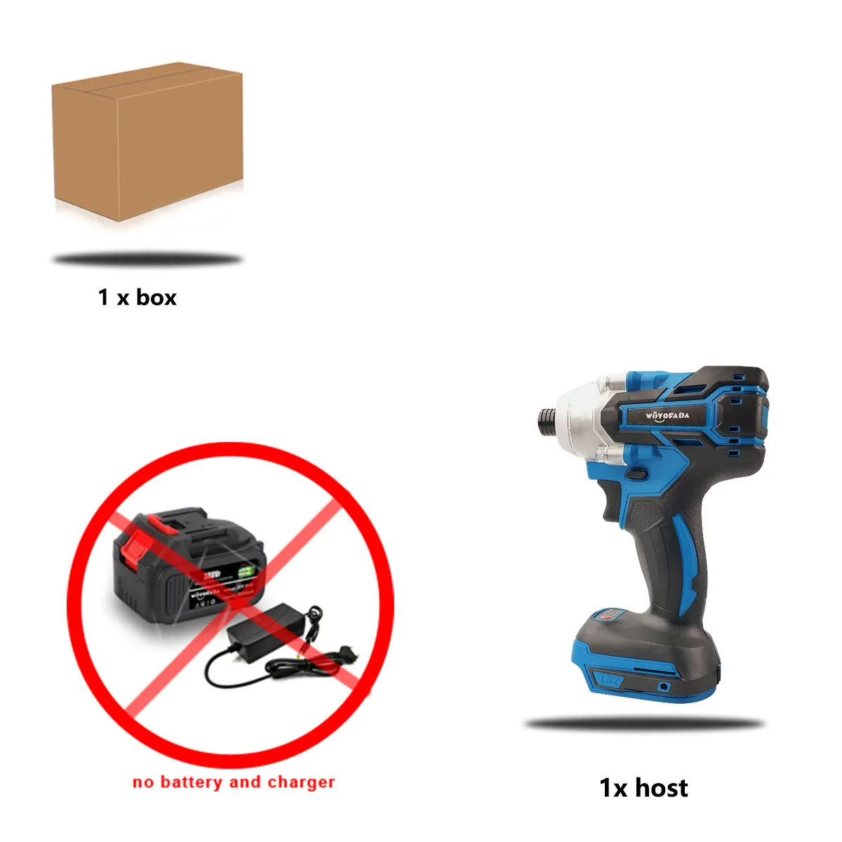 

WOYOFADA Беспроводной динамометрический ключ 18В