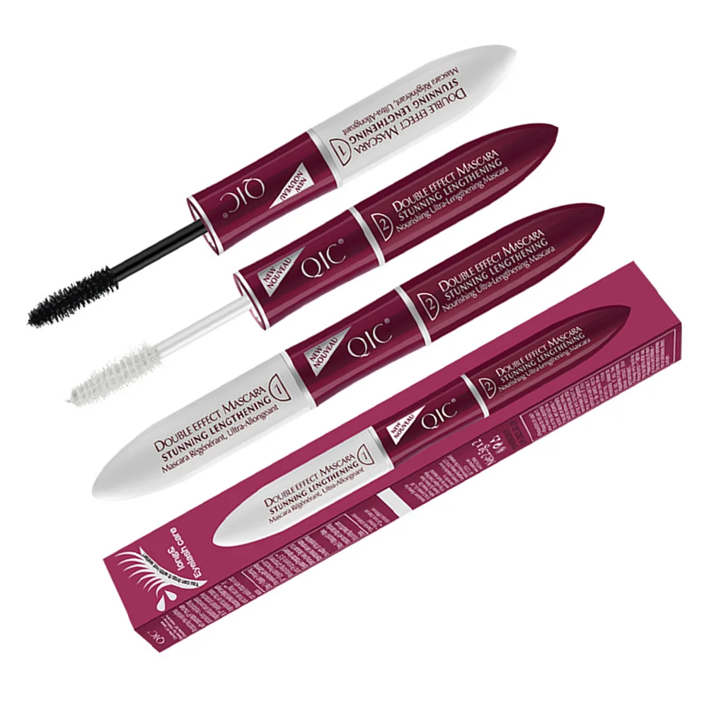 

Mascara Eyelash Waterproof Eye Cosplay Fibers Extension Makeup End Two Fiber Lash 4Dnatural Sister Girlfriendwhite Brown Black