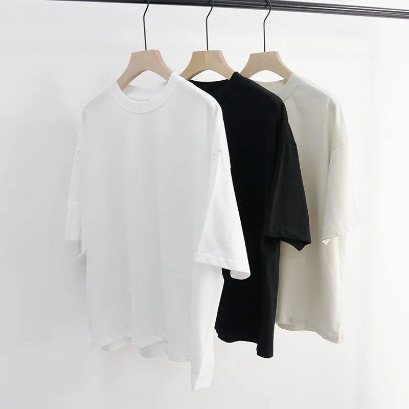 DTG печать логотипа DTF футболка на заказ Boxy 100% хлопок дизайн вашего бренда Мужская