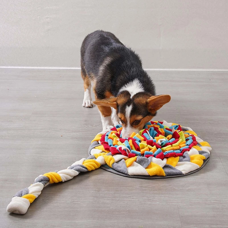 

Snuffle Dog Toys Stuffed Candy Treat Dispensing Toy Chew-Resistant Soft Chew Toys for Dogs Encouraging Foraging Skills