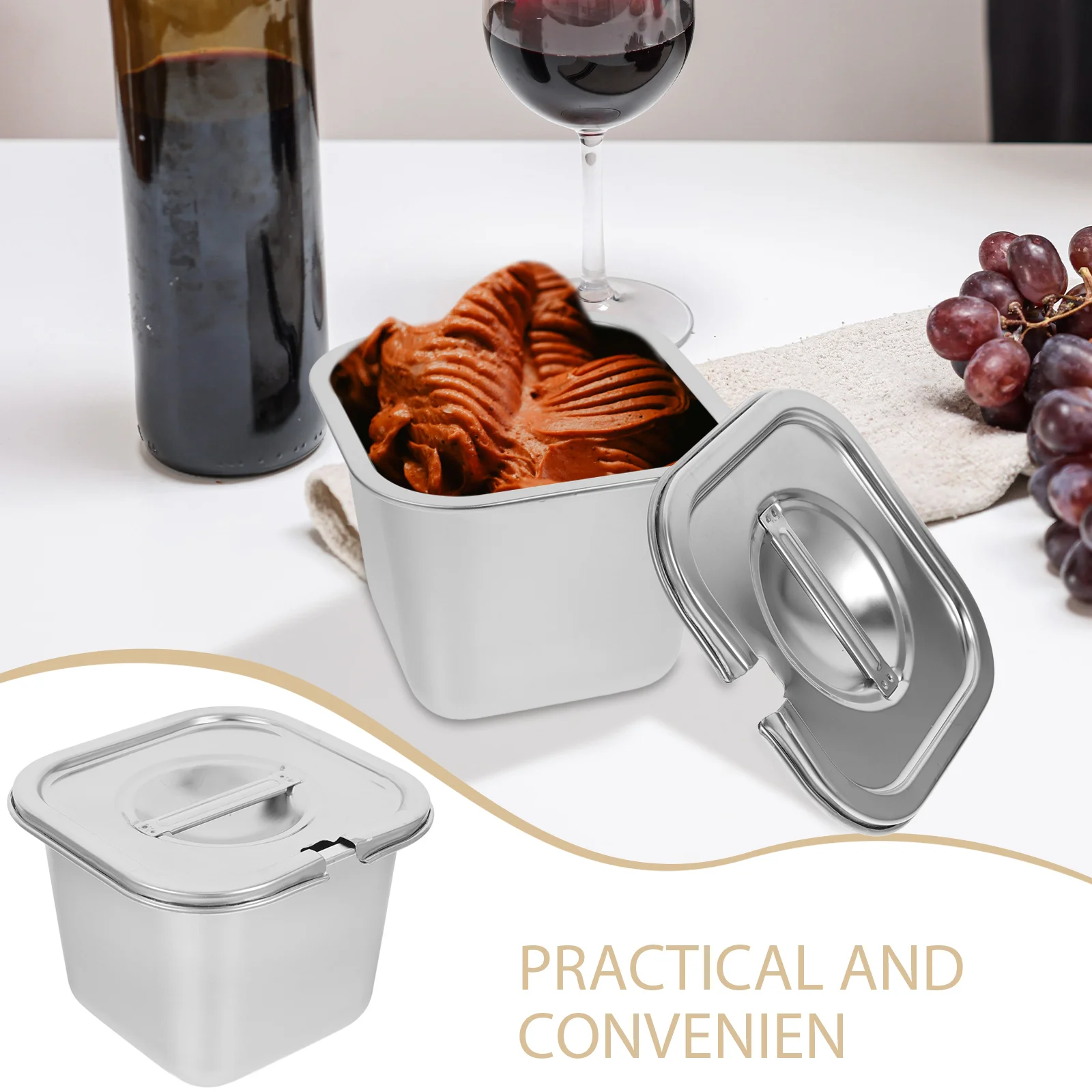 Ящик для хранения мороженого контейнер йогурта контейнеры домашней морозильной