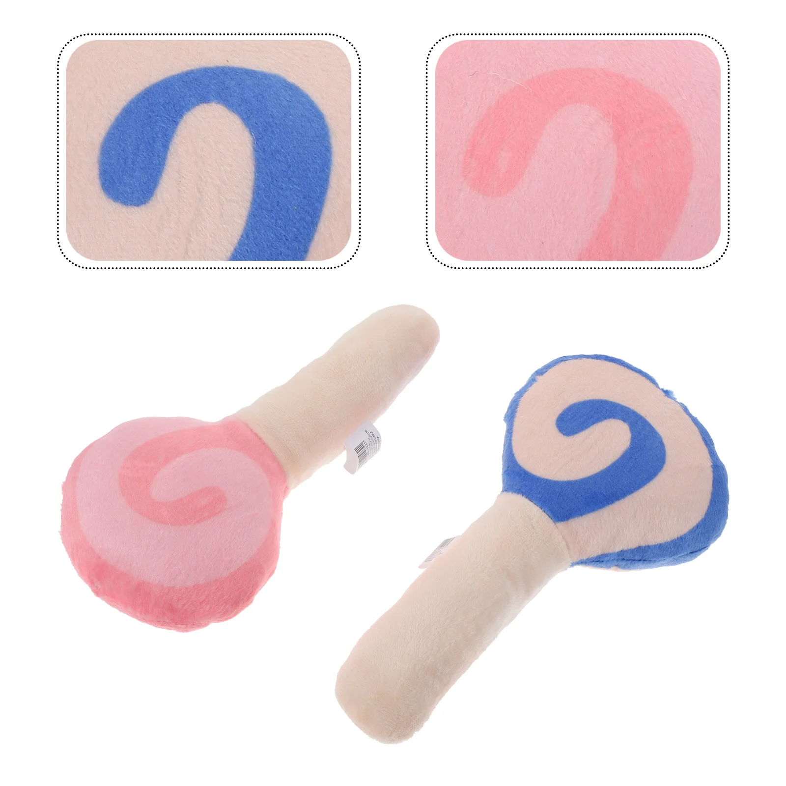 

2Pcs Lollipop-shape Sound Production Chewing Toys Pet Supplies (Assorted Color)