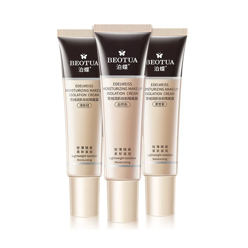 

Three Colors Primer Base Concealer Isolation Cream Invisible Pores Moisturizing Bright Skin Face Foundation Makeup Cosmetic