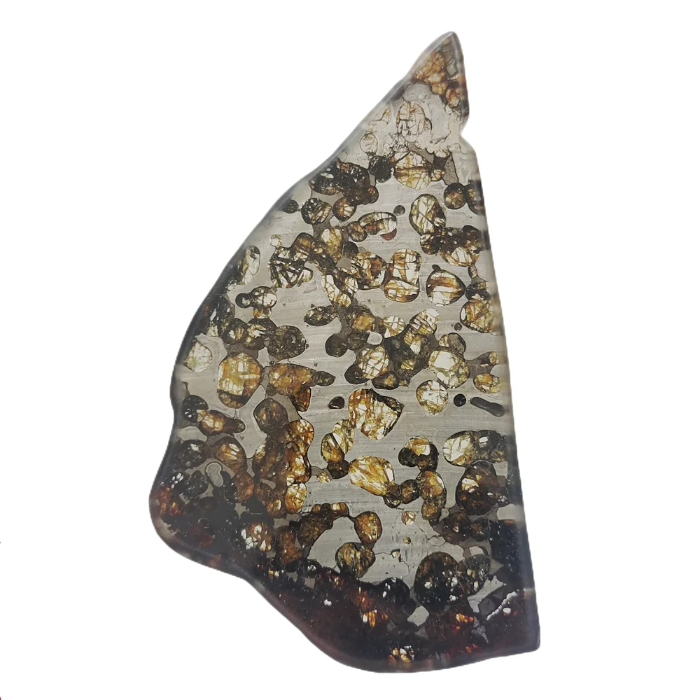 Образец оливкового метеорита Brenham образец коллекция натуральных материалов